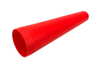 Red traffic safety wand sleeve for Mag Charger Halogen