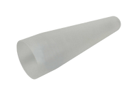 Light gray cylindrical wand sleeve with rounded ends for Maglite traffic safety wand