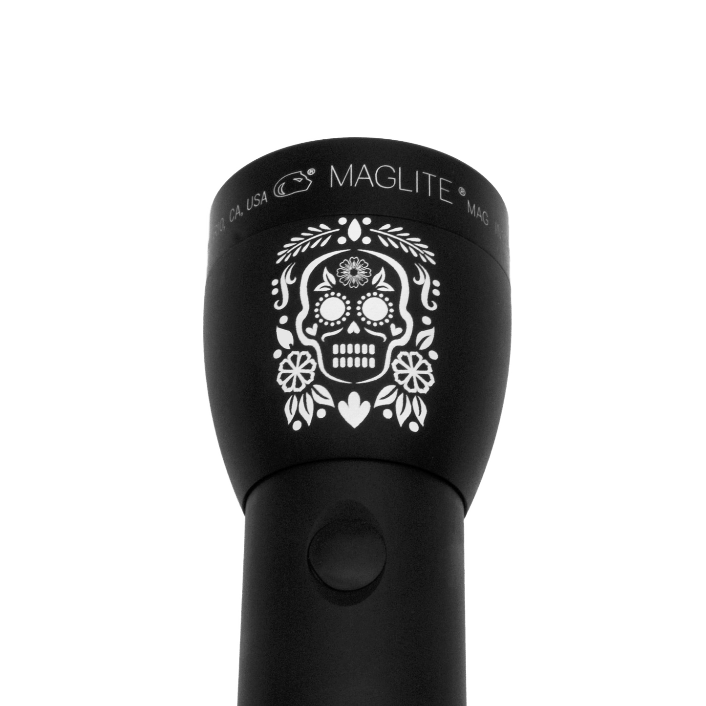 Maglite ML300LX 3-Cell LED Flashlight with Unique Dia De Los Muertos laser engraving