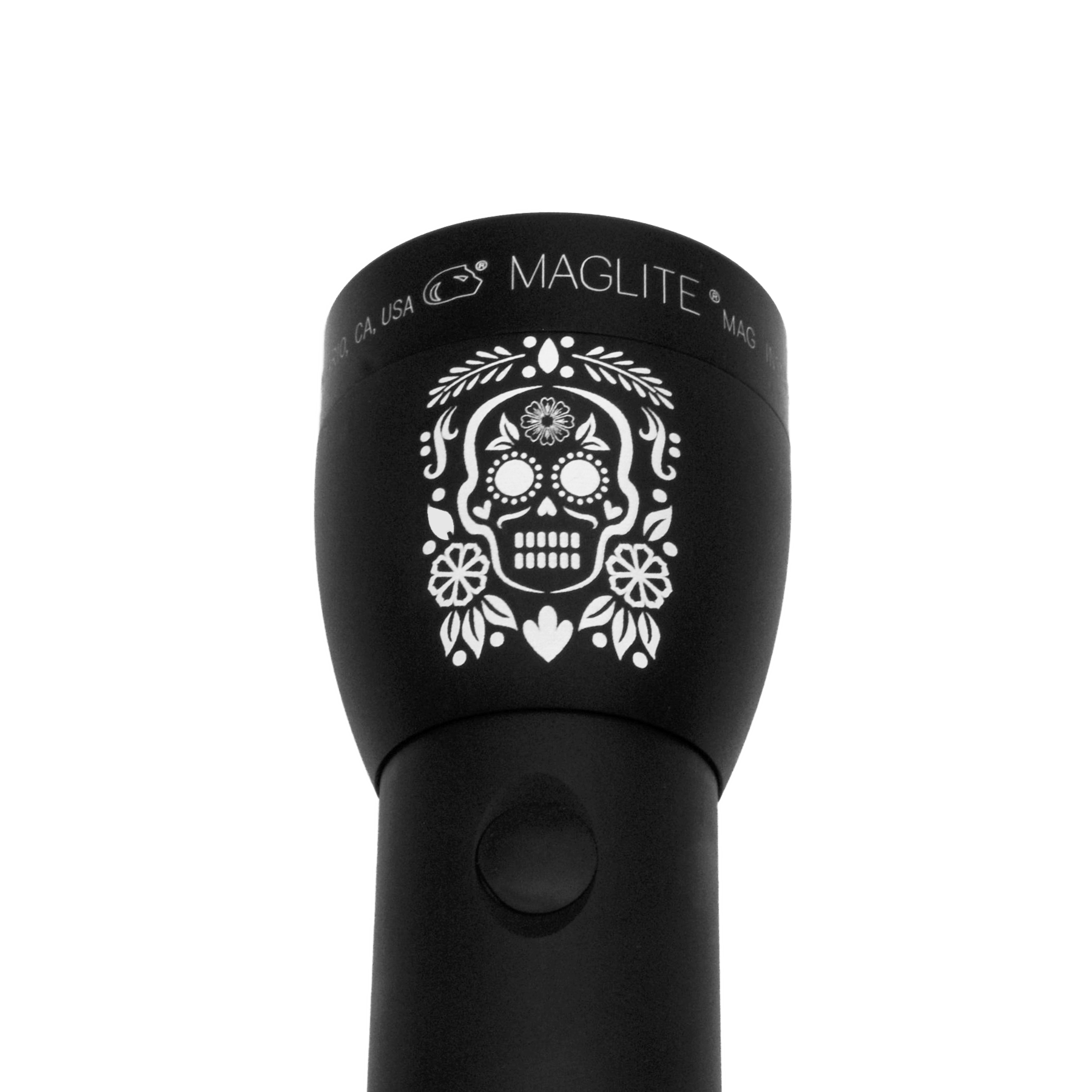 Maglite ML300LX 3-Cell LED Flashlight with Unique Dia De Los Muertos laser engraving