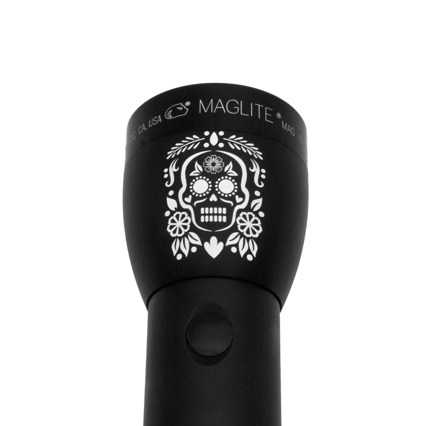 Maglite ML300LX 3-Cell LED Flashlight with Unique Dia De Los Muertos laser engraving