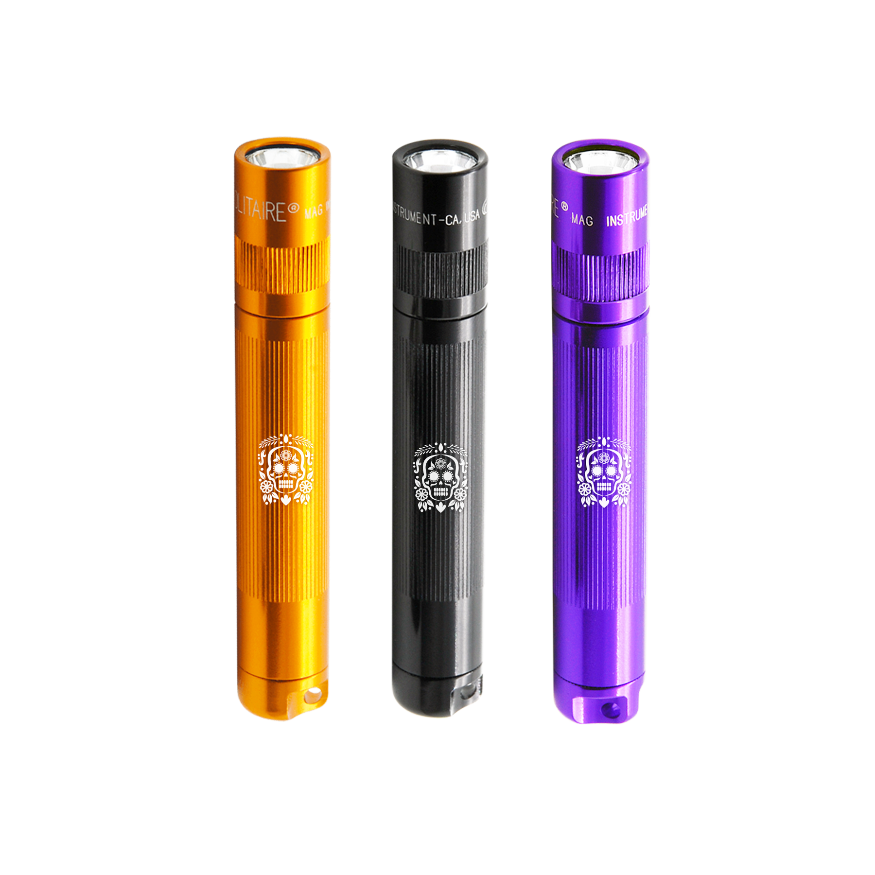 Dia De Los Muertos keychain flashlight
