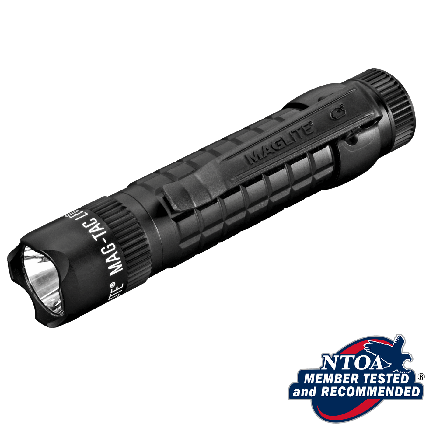 MAG-TAC CR123 LED Flashlight Crowned Bezel Maglite