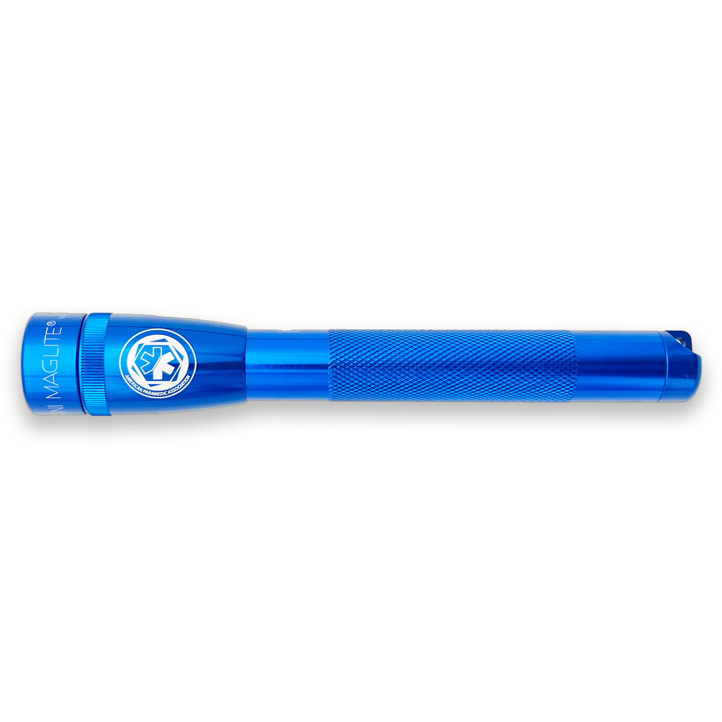 MINIMAG AA 2 CELL PRO LED FLASHLIGHT, BLUE, with APA LOGO