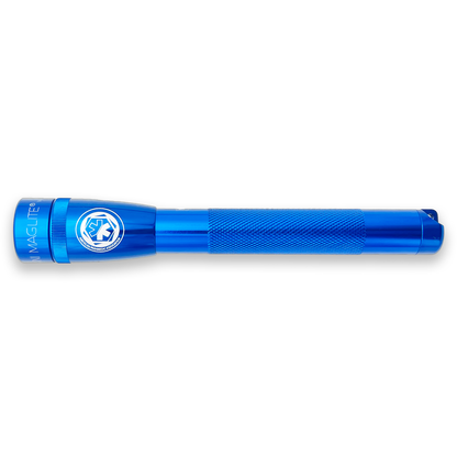 MINIMAG AA 2 CELL PRO LED FLASHLIGHT, BLUE, with APA LOGO