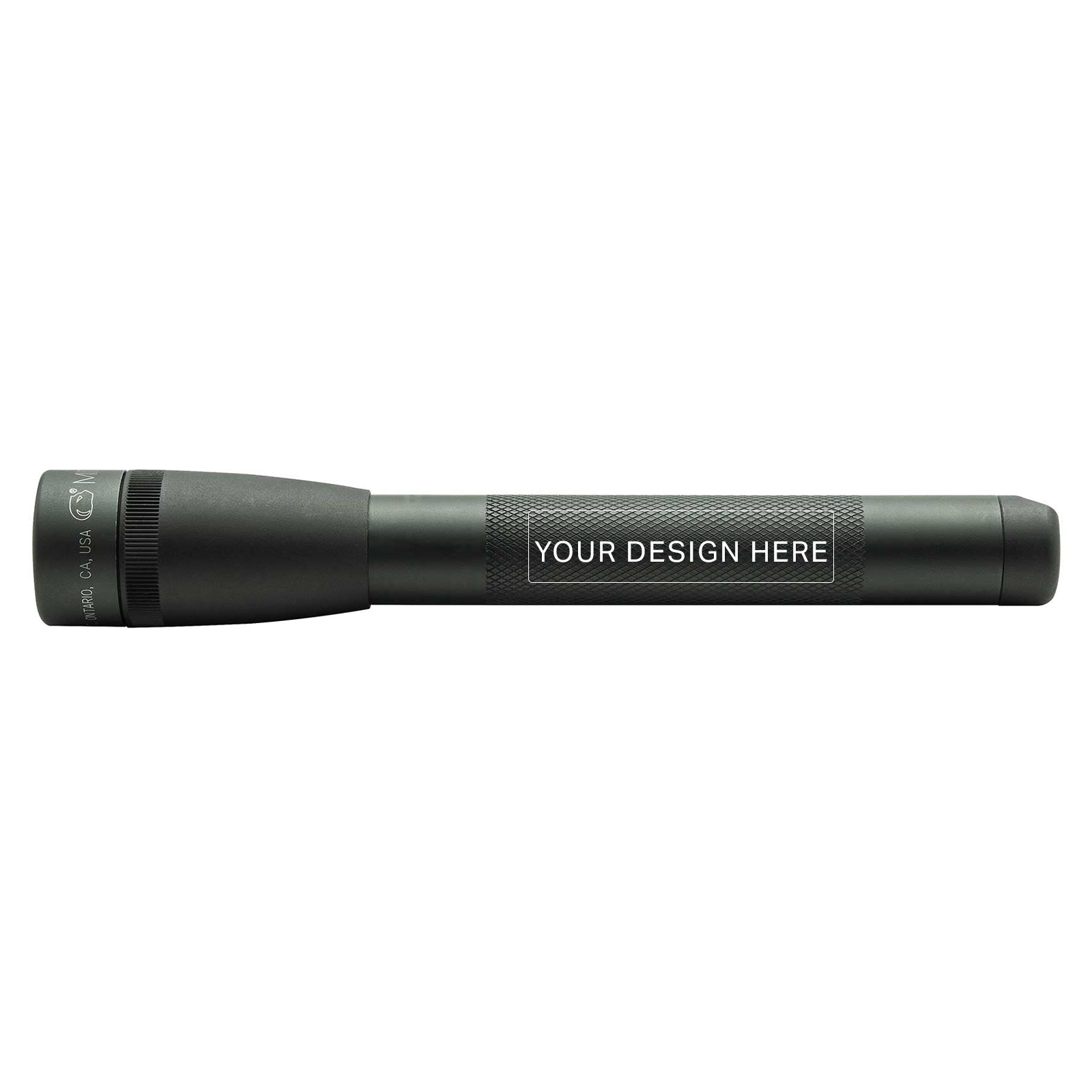 Mini Maglite Pro LED Flashlight - Matte Foliage Green - Custom Engraving
