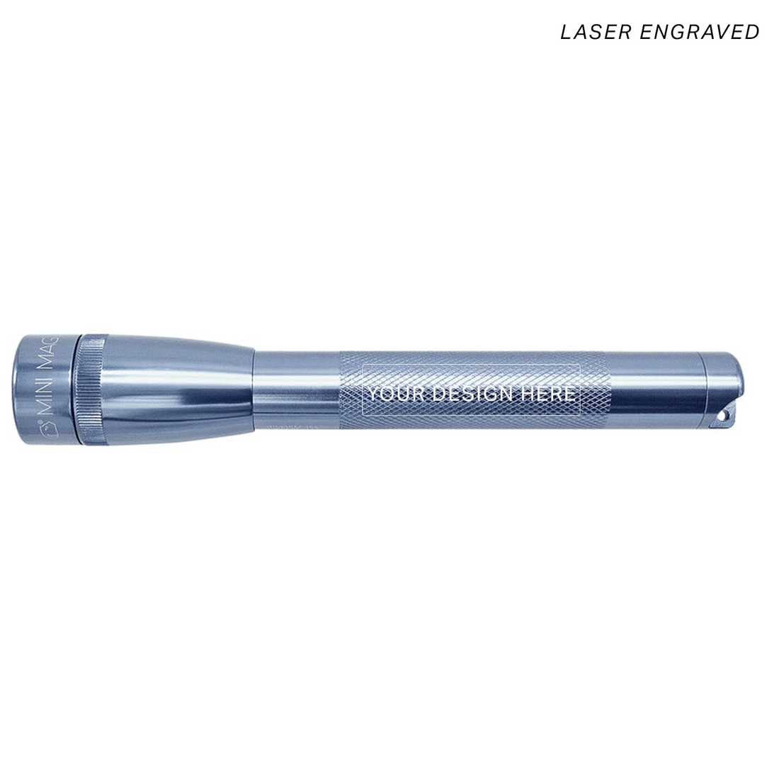 Mini Maglite Pro LED Flashlight - Gray - Custom Engraving
