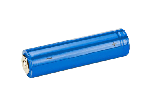 Blue cylindrical replacement battery for MAG-TAC LED Rechargeable