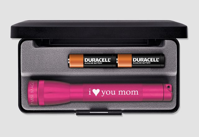 Mini Maglite Flashlight I Love You Mom V2 - Xenon