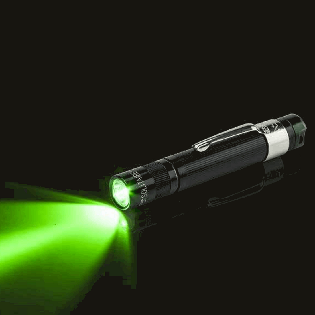 Maglite Solitaire LED Spectrum Green Flashlight Maglite Solitaire LED Spectrum Green Flashlight